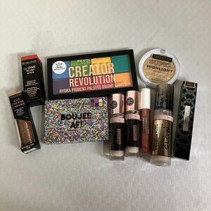Revolution Makeup Full Glam Kit | 10pc Eyes, Face, Lips, Glow Essentials